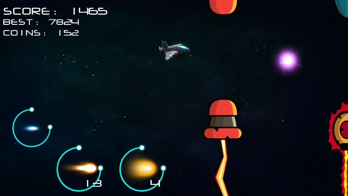 Tappy Space سکرین شاٹس