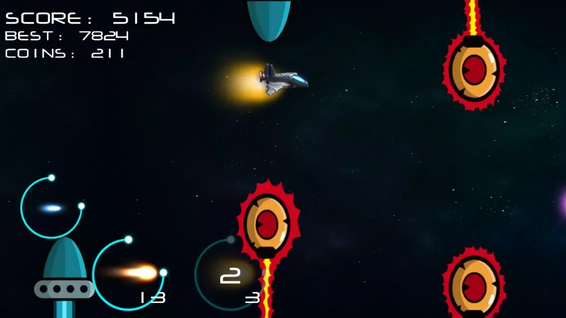 Tappy Space سکرین شاٹس