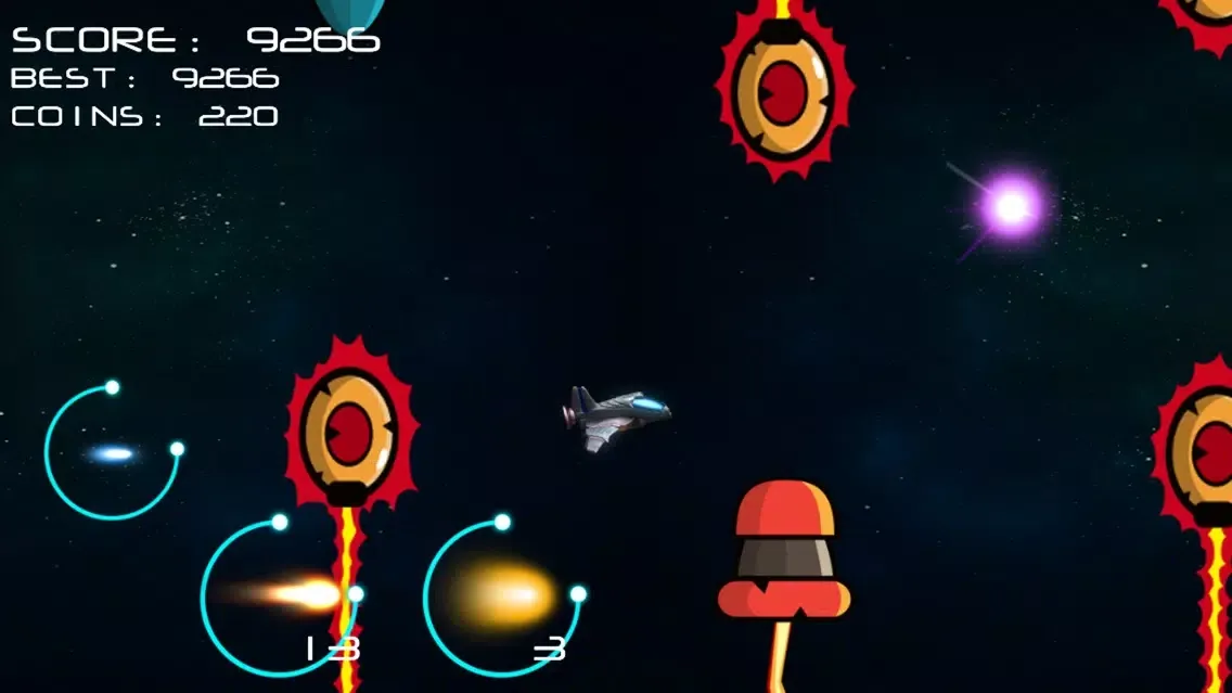 Tappy Space سکرین شاٹس