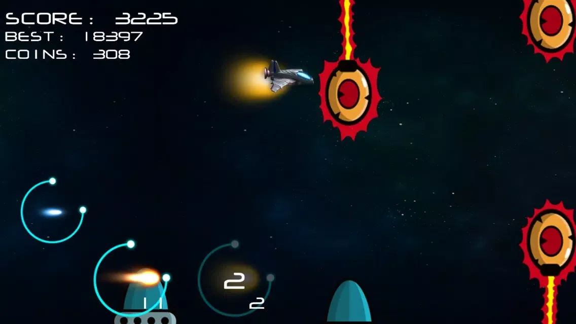 Tappy Space سکرین شاٹس