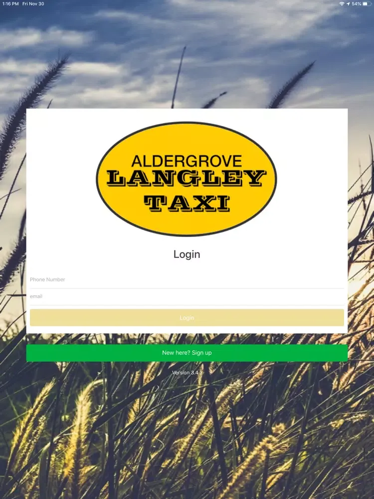 Captures d'écran de Aldergrove Langley Taxi iPad 