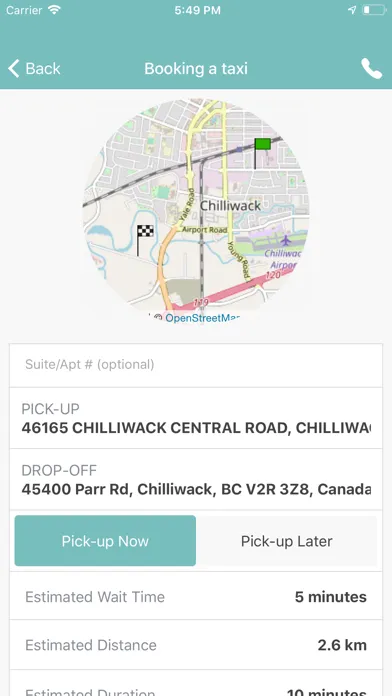Cheam Taxi應用截圖