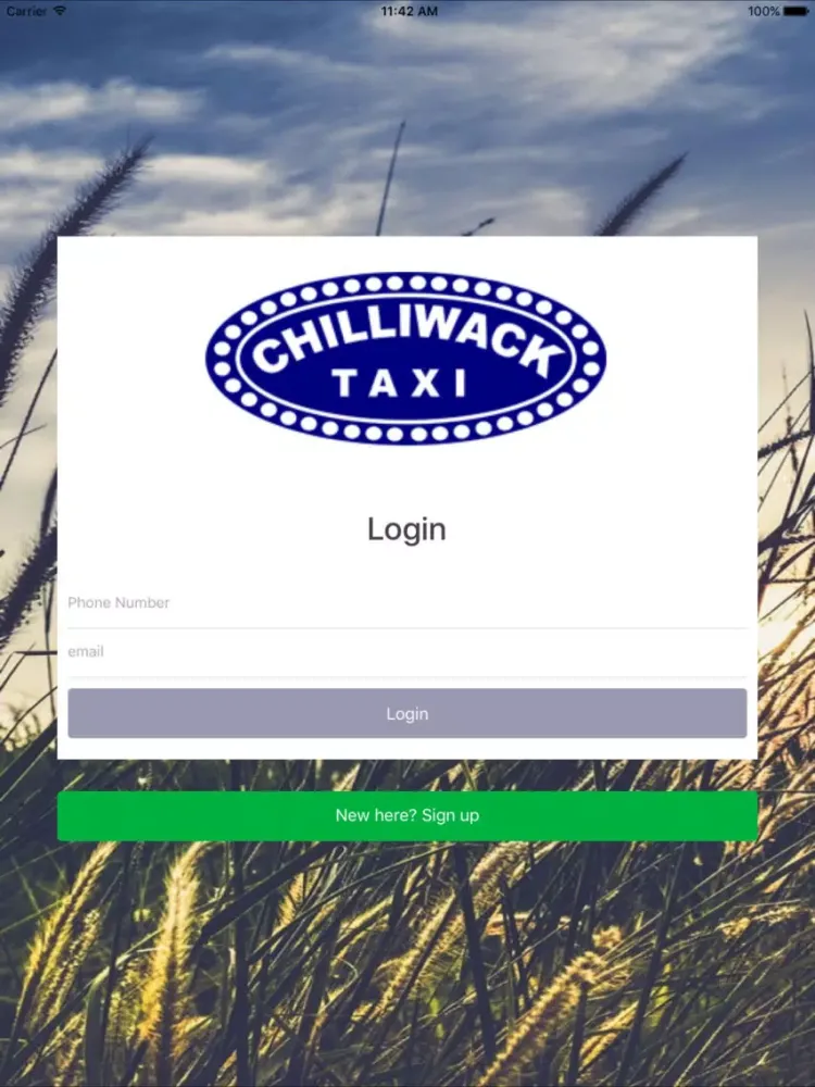 Chilliwack Taxi iPad  स्क्रीनशॉट