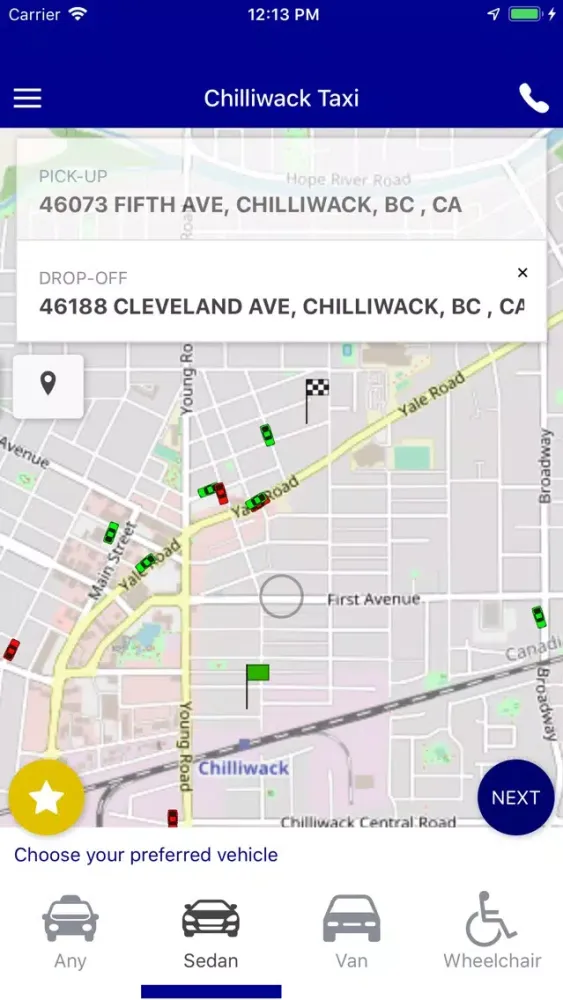 Chilliwack Taxi स्क्रीनशॉट