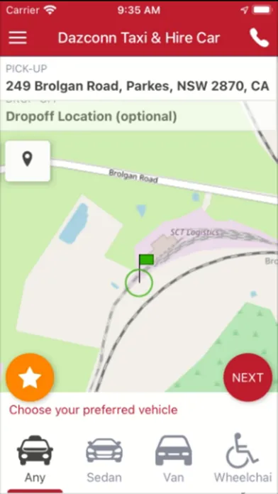 Capturas de tela do Dazconn Taxi And Hire Car