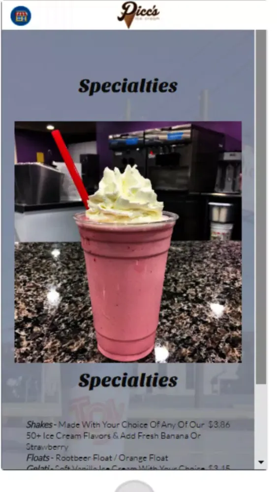 Piccs Ice Cream سکرین شاٹس