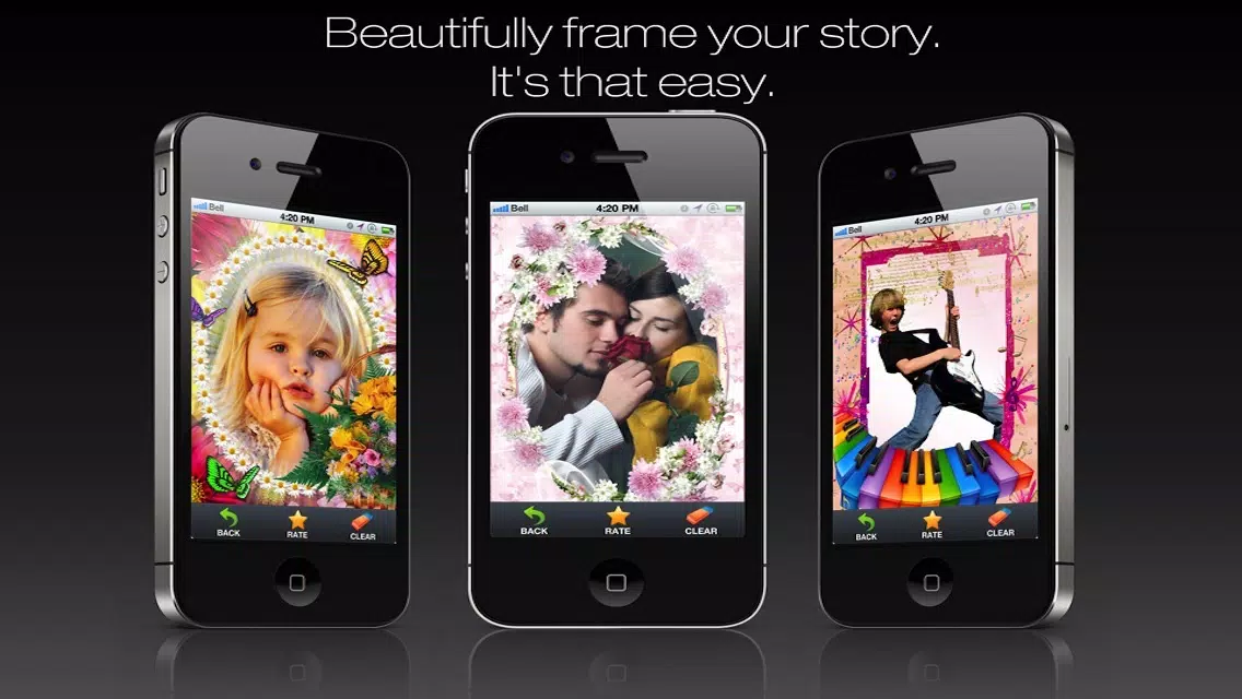 Foto Frame DLX- easy Arty Superimpose yr Picture Frames Chop + Photo Frames + Picture Collage for Instagram Free Screenshots