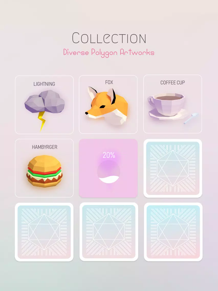 Poly Puzzle - 3D Jigsaw Art iPad  스크린샷
