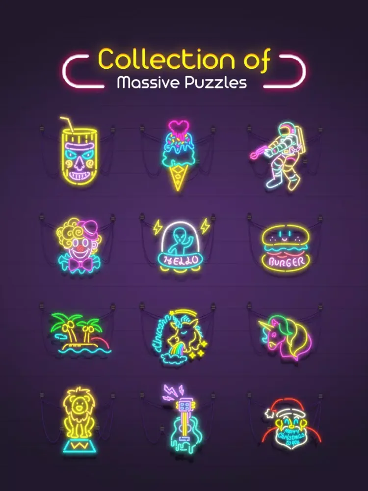 Neon It! - Amaze Rotate Puzzle iPad  スクリーンショット