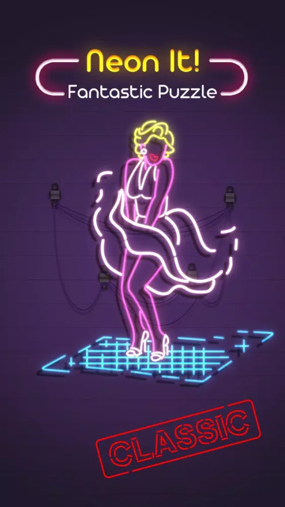 Neon It! - Amaze Rotate Puzzle スクリーンショット