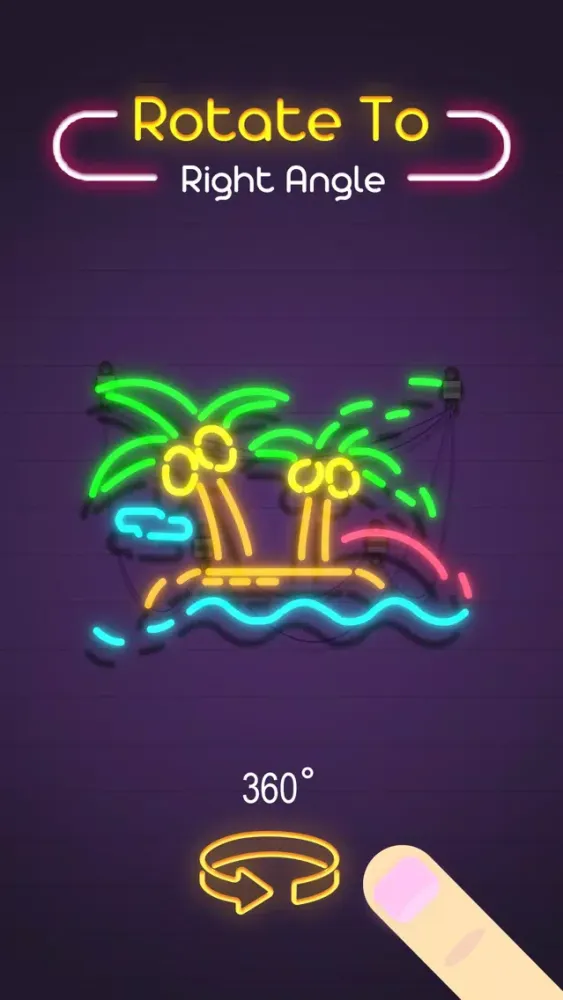 Neon It! - Amaze Rotate Puzzle スクリーンショット