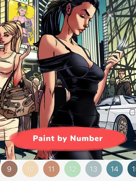 Zrzuty ekranu iPaint-Color By Number Game iPad 