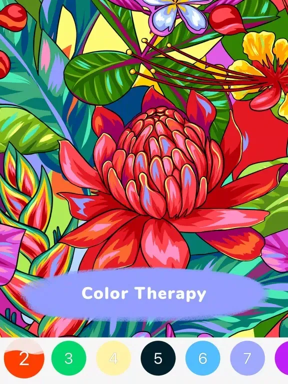 Zrzuty ekranu iPaint-Color By Number Game iPad 