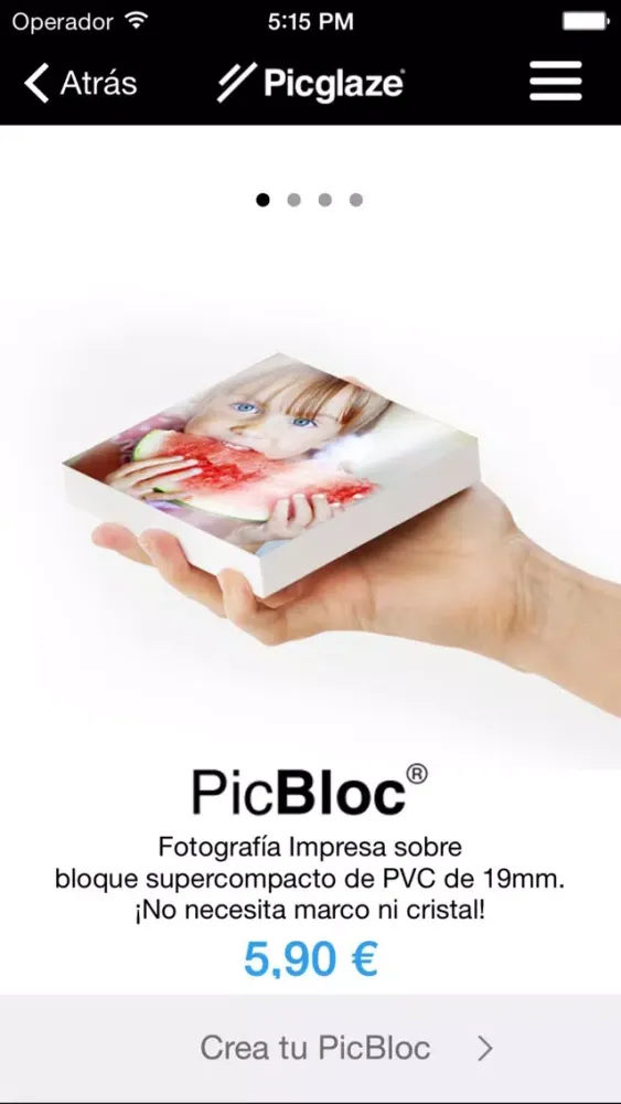 Picglaze: tus fotos impresas con una calidad insuperable应用截图