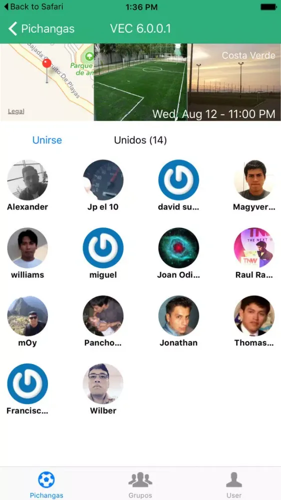 Ảnh chụp màn hình của Pichanga Maker