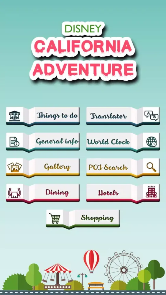Capturas de pantalla de Disney California Adventure