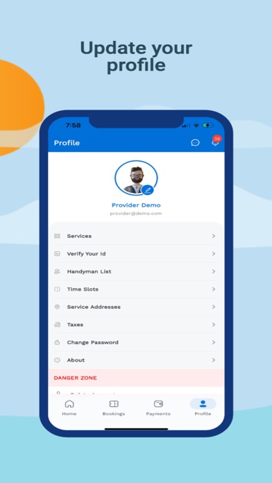 PickApp - Provider سکرین شاٹس