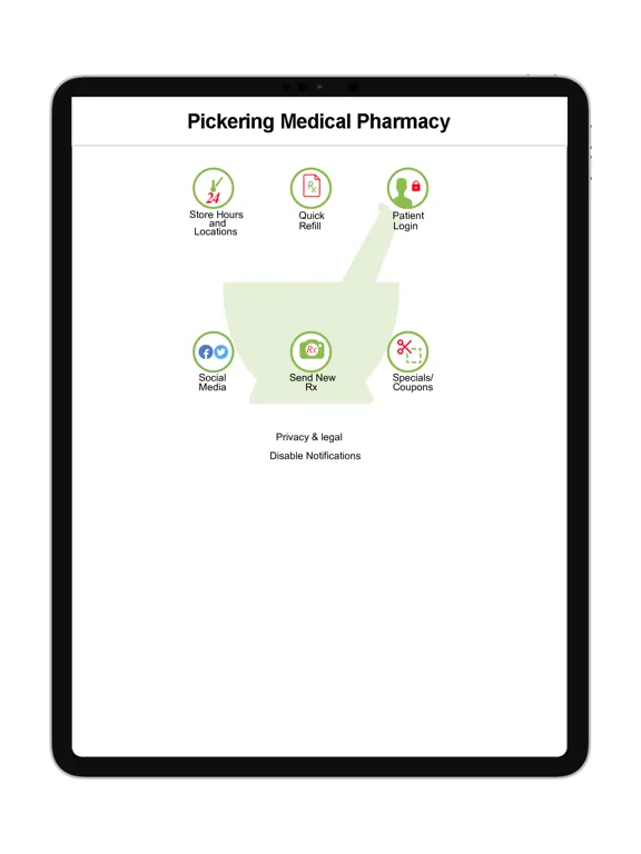Pickering Medical Pharmacy iPad  سکرین شاٹس