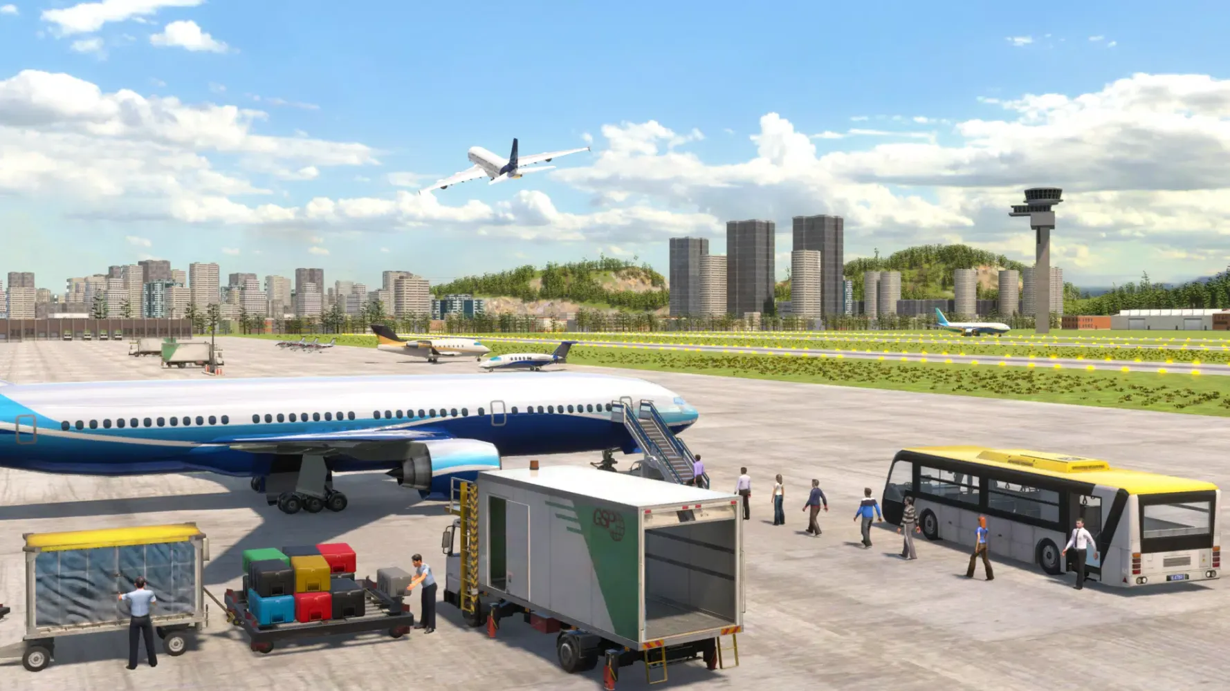 Tangkapan skrin Airplane Flight Simulator