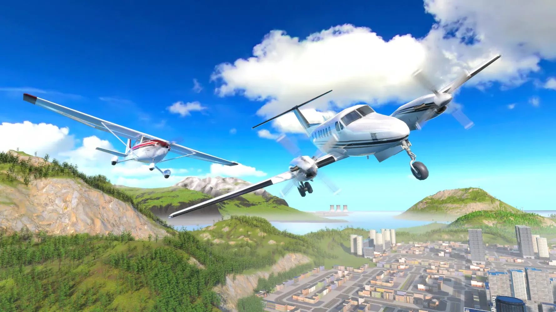 Tangkapan skrin Airplane Flight Simulator