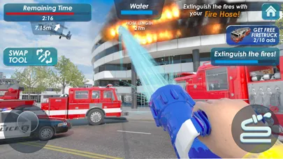 Capturas de tela do Fire Truck Game 911 Emergency