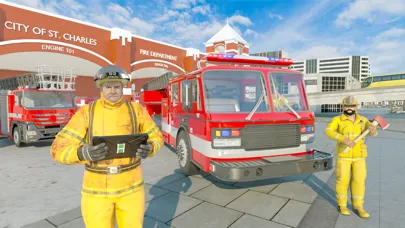 Capturas de tela do Fire Truck Game 911 Emergency