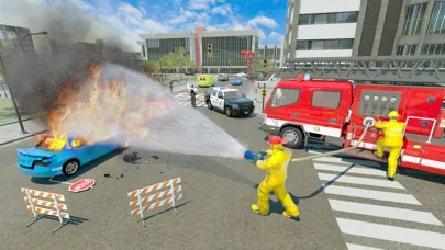 Capturas de tela do Fire Truck Game 911 Emergency