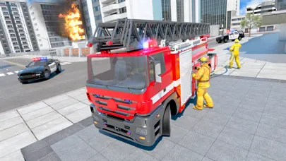 Capturas de tela do Fire Truck Game 911 Emergency