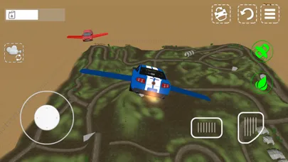 Capturas de tela do Flying Car Driving Simulator 3D