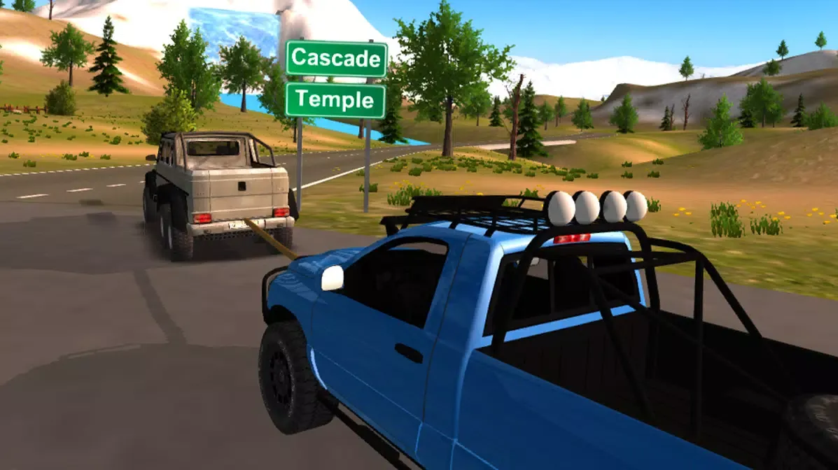 Capturas de tela do 6x6 Offroad Truck Driving