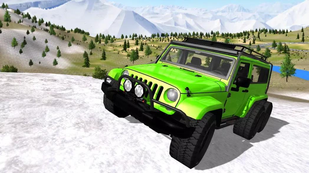 Capturas de tela do 6x6 Offroad Truck Driving