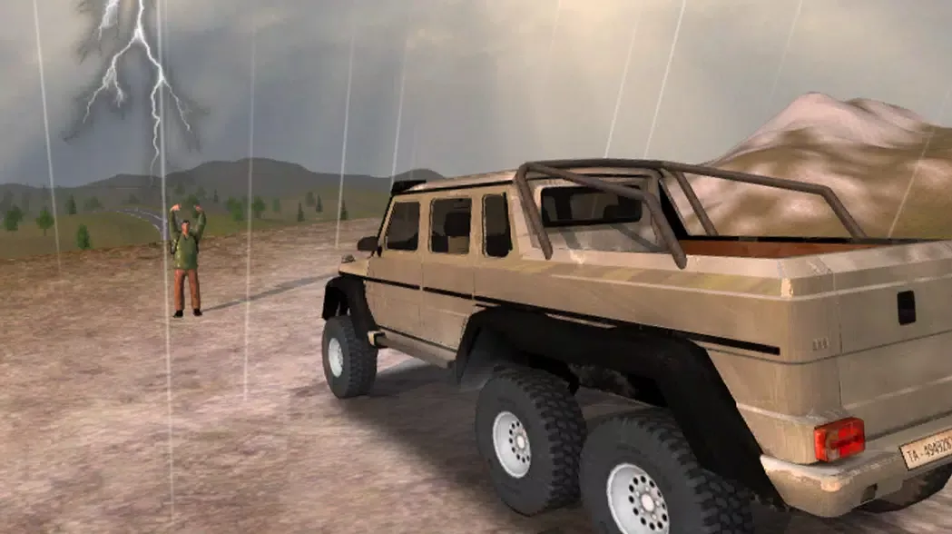 Capturas de tela do 6x6 Offroad Truck Driving