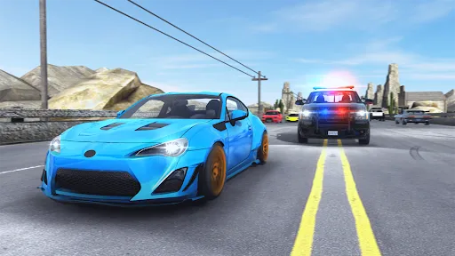 ภาพหน้าจอของ Police Car Parking Real Car