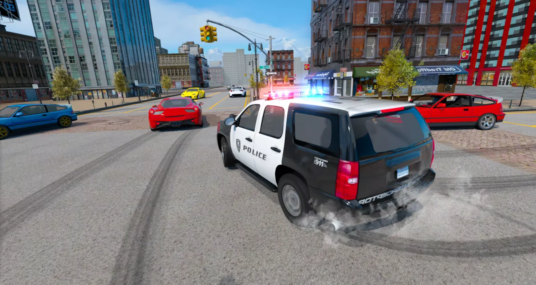 Police Car Drift Simulator 스크린샷