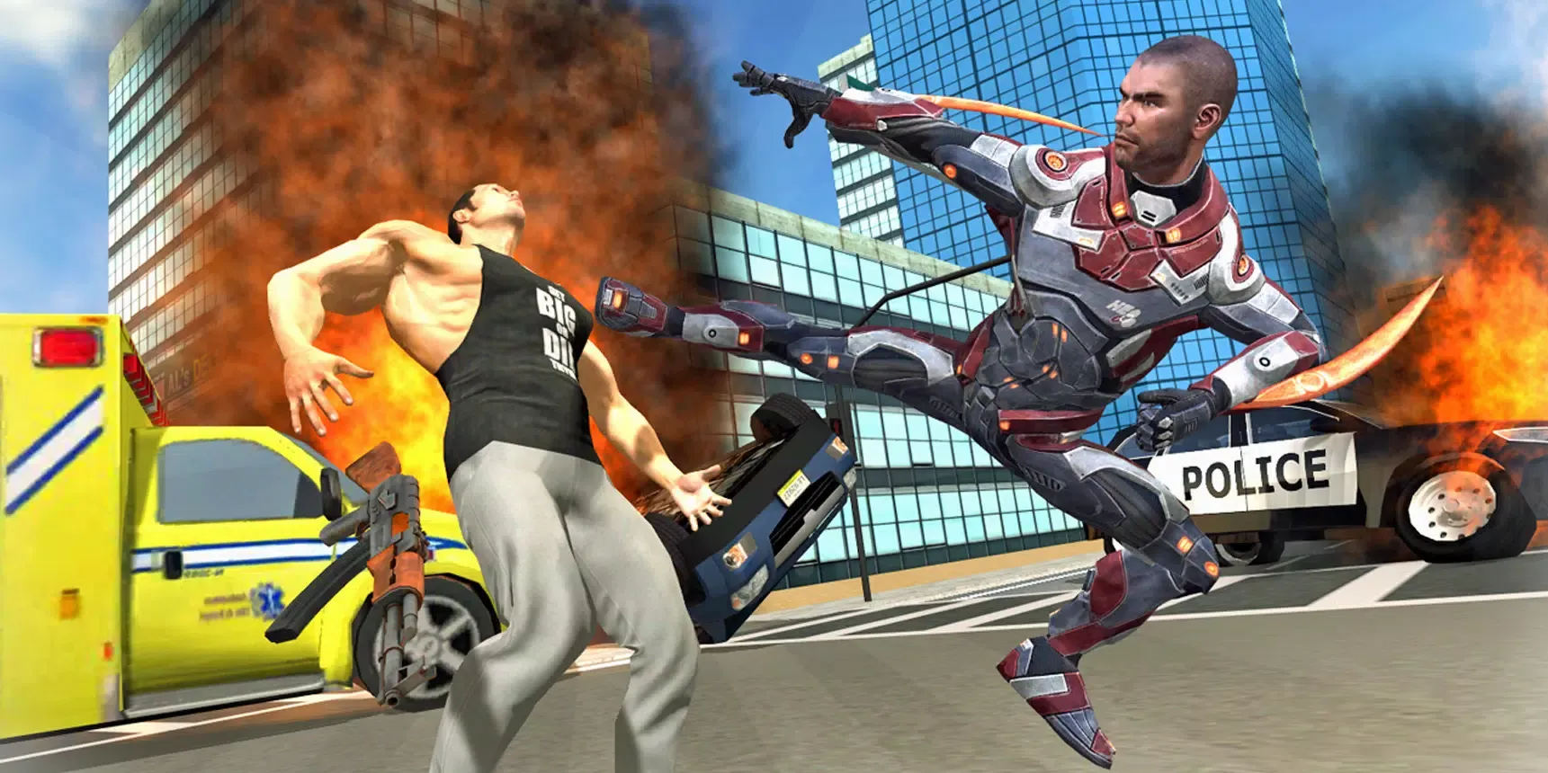 Super Hero Rope Crime City Screenshots