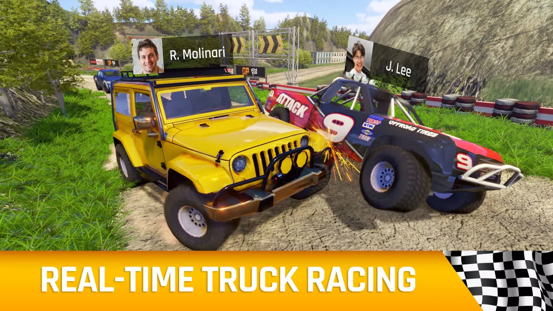 Скриншоты Truck Driving Rally Racing