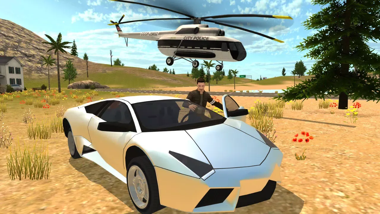 Helicopter Flying Car Driving Ekran Görüntüleri