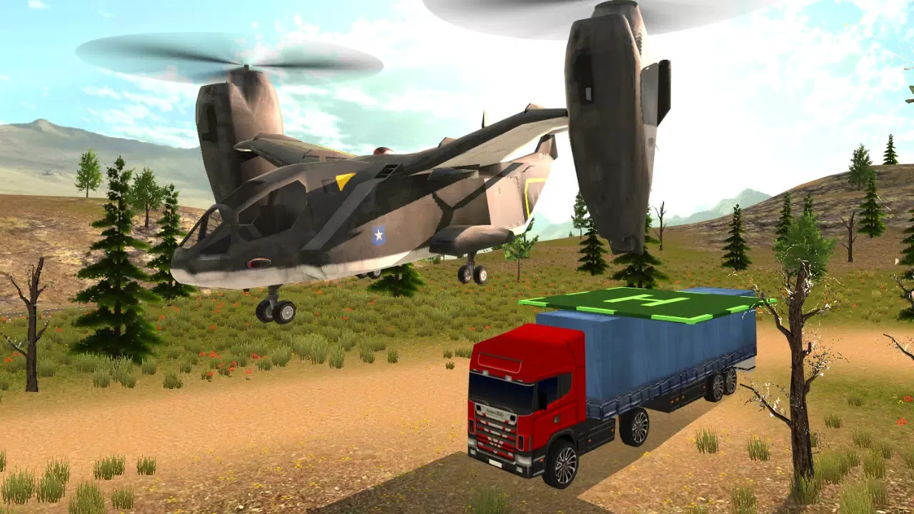Helicopter Flying Car Driving Ekran Görüntüleri