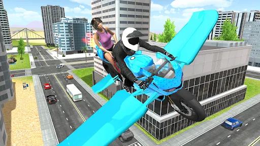 Flying Motorbike Simulator Ekran Görüntüleri