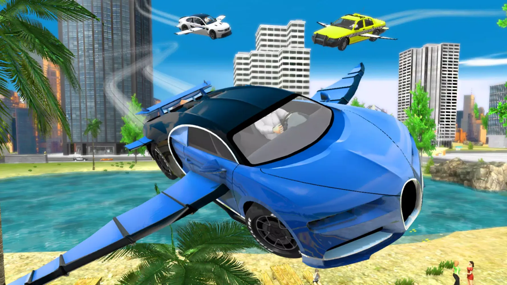 Zrzuty ekranu Flying Car Transport Simulator