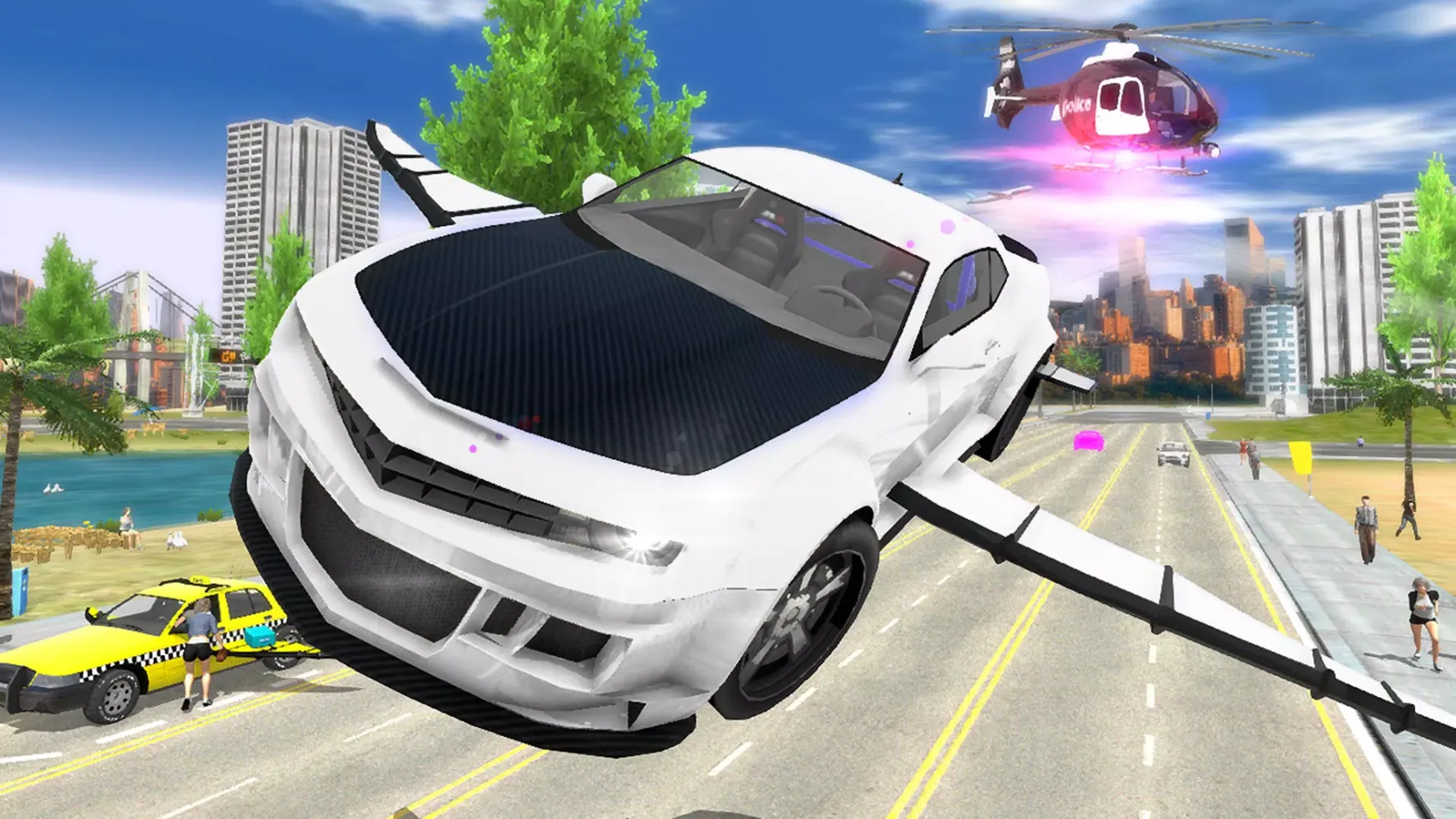 Zrzuty ekranu Flying Car Transport Simulator