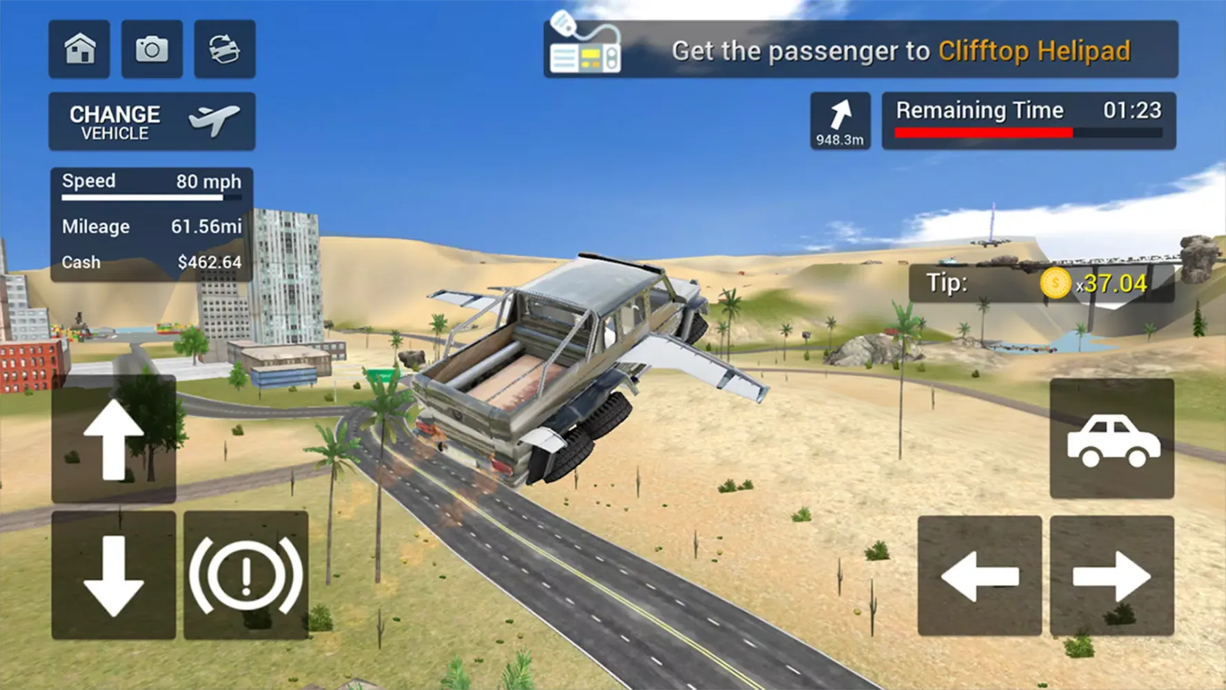 Zrzuty ekranu Flying Car Transport Simulator