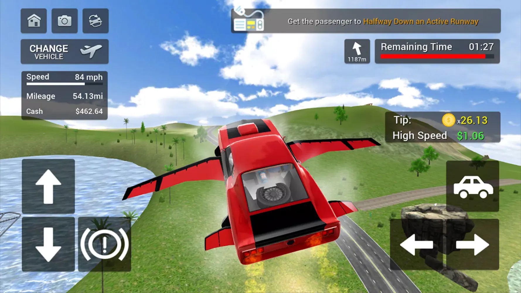 Zrzuty ekranu Flying Car Transport Simulator