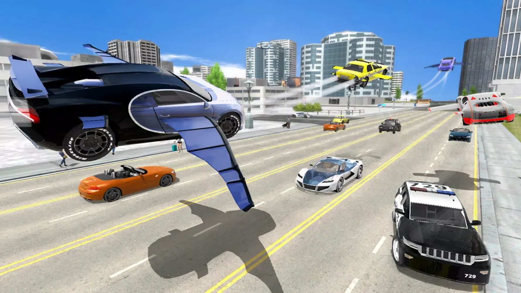Zrzuty ekranu Flying Car Transport Simulator