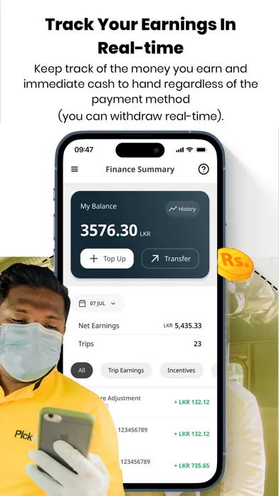 PickMe Driver Partner应用截图
