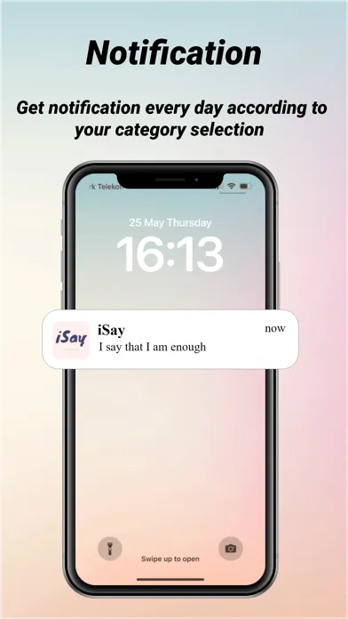 iSay - Daily Affirmations应用截图