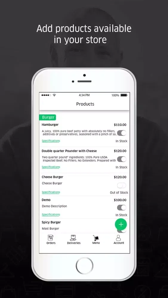 Screenshot di PikODely Store Partner