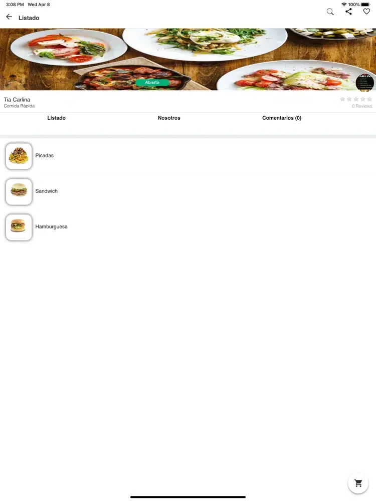 Pickout Pedidos iPad  스크린샷