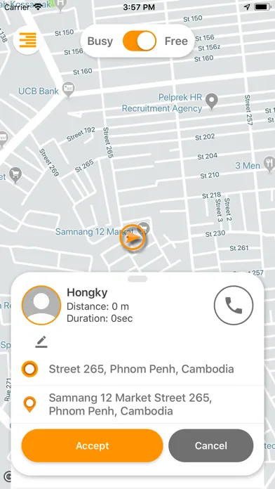 Pickup  App Driver Cambodia應用截圖
