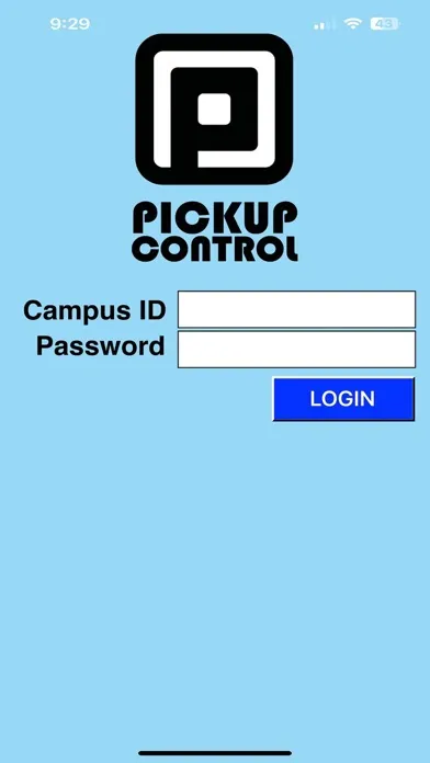 Pickup Control Scanner スクリーンショット